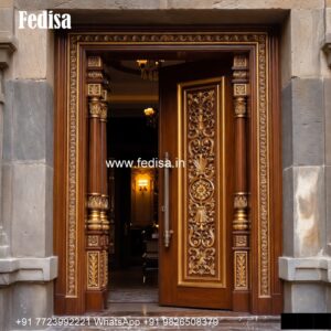 Handcrafted Wooden Door Solid Door Design Wood No-5803