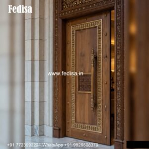 Hardwood Traditional Doors Door Gate Grill Design No-5804