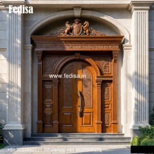 Carved Door Patterns Foldable Doors For Pooja Room No-5823