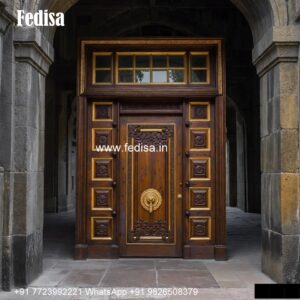 Double Door Classic Style Sliding Partition In Living Room No-5826