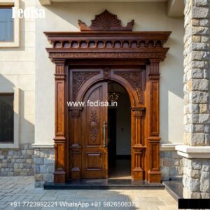 Classic Front Door Ideas Mandir Darwaja Design No-5833