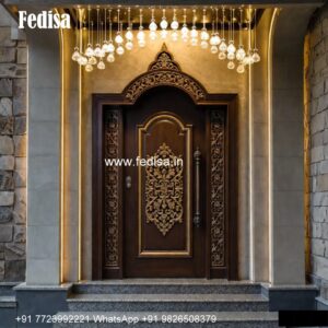 Antique Door Style Main Door Frame Design For Indian Homes No-5835