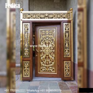 Carved Wooden Doors Modern Front Door Design 2026 No-5843