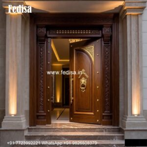 Handcrafted Wooden Door Plastic Door Design With Price No-5844
