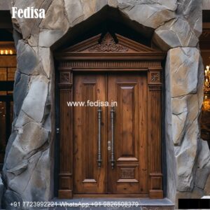 French Classic Doors Pooja Doors With Bells No-5851