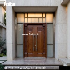 Traditional Door Design Front Door Side Glass Design No-5503