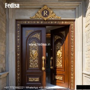 Handcrafted Wooden Door Sliding Door Design For Terrace No-5885