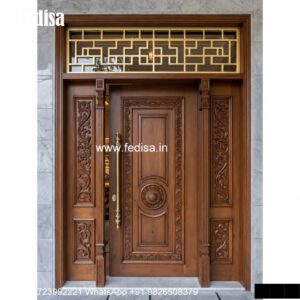 Elegant Double Door Classic Entry Design Main Gate Single Door Design No-5904