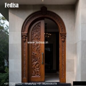 Classic Door Design Semi Solid Doors Design No-5912