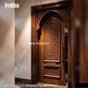 Royal Entrance Door Main Double Door Flower Design No-5919