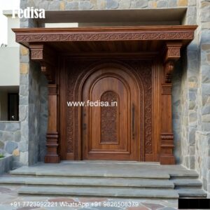 Rustic Classic Door Puja Mandir Door Design No-5931