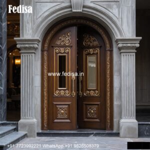 Home Entry Wooden Door Charcoal Door Design No-5937