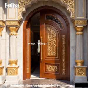 Arch Top Wooden Door Vitally Door Design No-5950