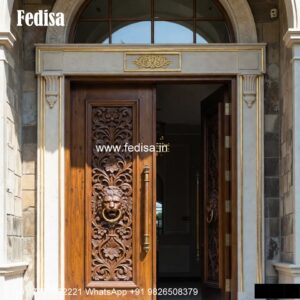 Engraved Wooden Door Main Door Design Sunmica No-5992