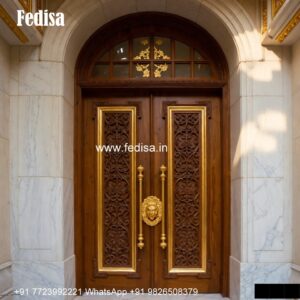 Mahogany Classic Doors Aluminum Front Door Design No-6006