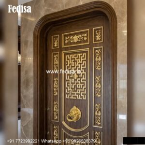 Luxury Classic Entrance Door Designs India Aluminum Jali Gate No-6025