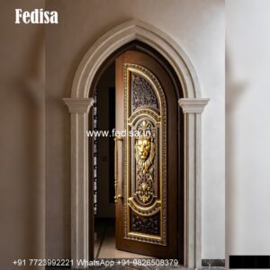 Double Door Classic Style Simple Door Design For Room No-6031