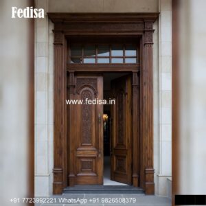 Luxury Classic Doors Teak Wood Pooja Door Price No-6044