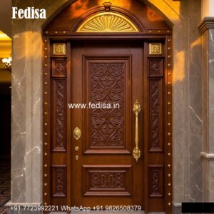 Luxury Classic Entrance Door Designs India House Front Door And Window Design No-6066