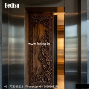 Carved Door Patterns Main Door Iron Design For Home No-6069