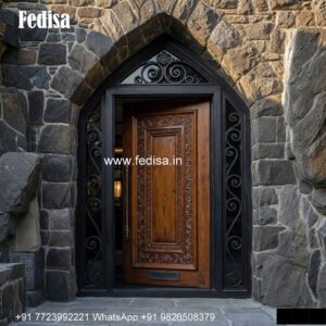 Carved Wooden Doors Hardwood Door Design No-6089