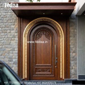 Rustic Classic Door Sunmica Design For Door Price No-6095