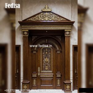 Main Door Classic Design Kitchen Round Door Design No-6099