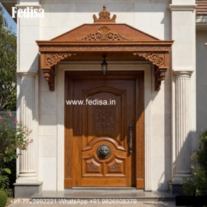 Classic Wooden Main Door Design For Home Round Door Frame Design No-6105