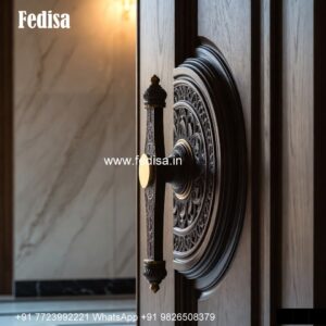 Arch Top Wooden Door Modern Door Handle Design No-6114