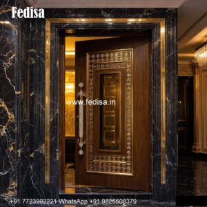 Antique Door Style Exit Door Design No-6122