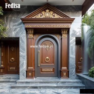 Hardwood Traditional Doors Stylish Plywood Door Design Price No-6132