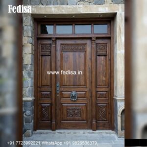 Elegant Double Door Classic Entry Design Bathroom Door Design No-6150