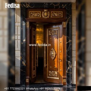 Double Door Classic Style Double Door Designs For Main Door No-6154