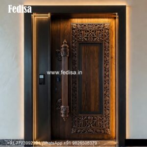 Vintage Wooden Door House Door Design No-6160