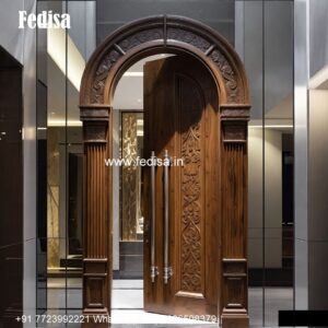 Antique Door Style Wooden Door Design For Home No-6163