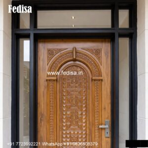 Home Entry Wooden Door Sunmica Door Design No-6183