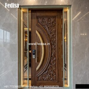 Italian Style Wooden Doors Modern Main Door Design No-6221