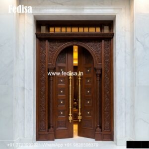 Traditional Carved Wooden Front Door Ideas Mandir Door Design No-6229