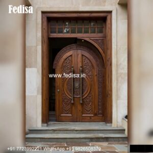 Engraved Wooden Door Door And Window Design No-6238