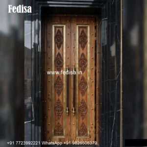 Vintage Wooden Door Main Door Frame Design No-6242