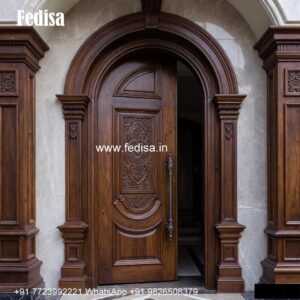 Carved Wooden Doors White Door Design No-6253