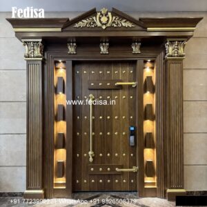 Engraved Wooden Door Dorja Design No-6279