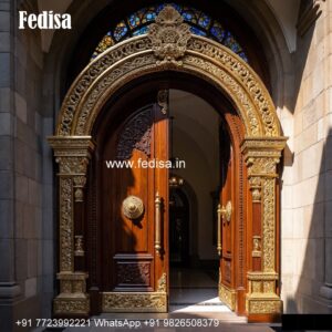 Wooden Carved Door Design Jali Door Design 2026 No-6287