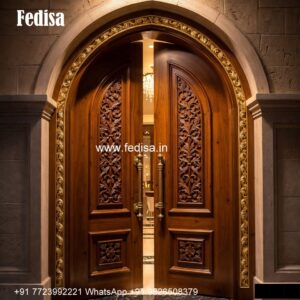 Front Entrance Classic Door Simple Pooja Room Door Design No-6305