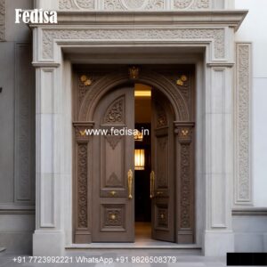 Home Entry Wooden Door Modern Front Door Design No-6306