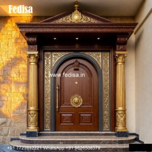 Luxury Classic Entrance Door Designs India Shop Shutter Design No-6312