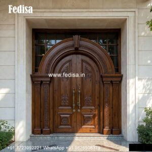 Elegant Double Door Classic Entry Design Door Grill Design 2024 No-6314