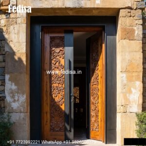Luxury Classic Doors Sagwan Double Door Design No-6331
