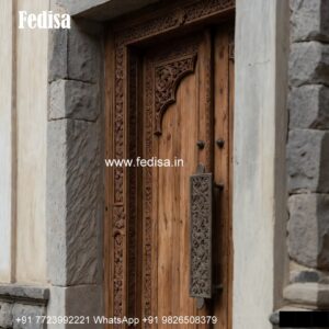 Carved Wooden Doors Modern Wooden Door Design No-6335