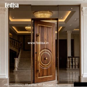 Colonial Style Door Steel Main Door Design No-6340